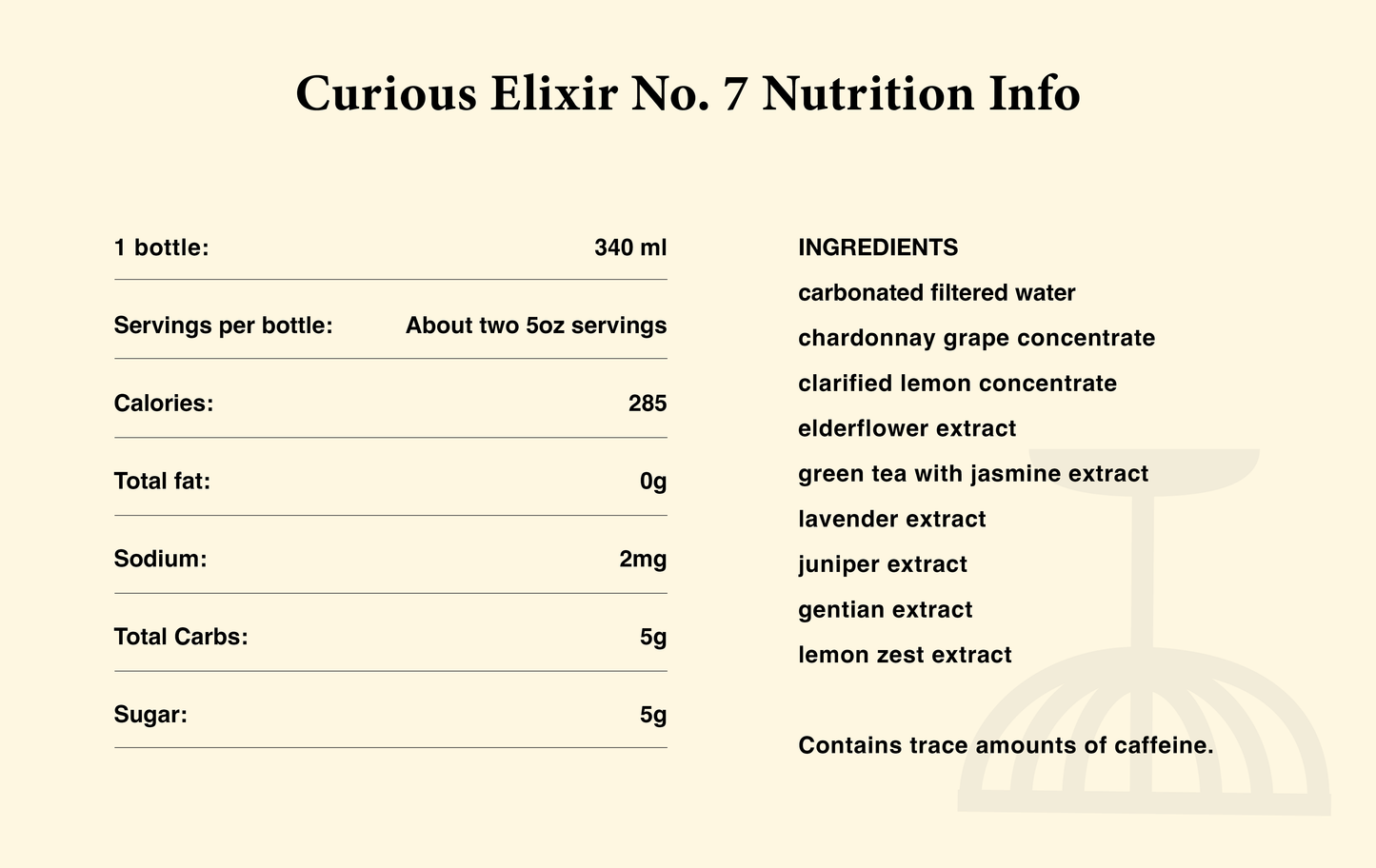 Curious Elixir No. 7 Booze-Free Cocktails